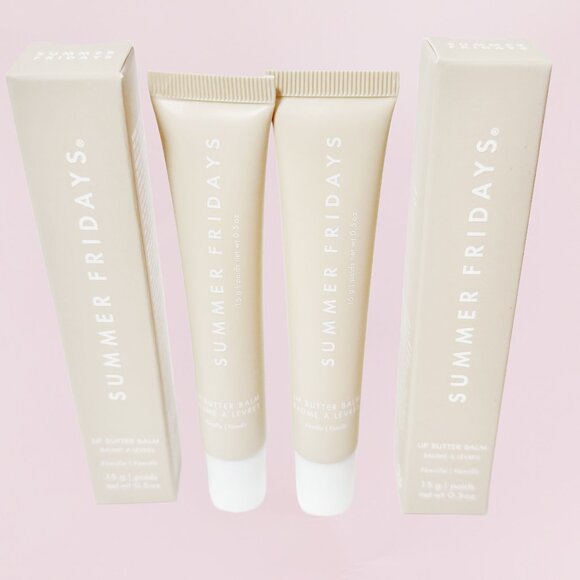 Summer Fridays Other - Vanilla ( 2 PCS ) Summer Fridays Lip Butter Balm Conditioning Lip Mask New